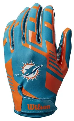 Produktbild von Wilson Nfl Stretch Fit Miami Dolphins American-football-handschuhe Orange  Orange One Size