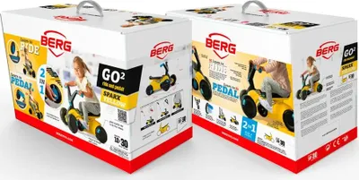 Immagine prodotto di BERG GO SparX - bicicletta e pedalò 2in1 giallo