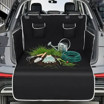 Produktbild von Kofferraumschutz Hund mit Seitenschutz 105x185cm Wasserdicht 600D Oxford Reißfest