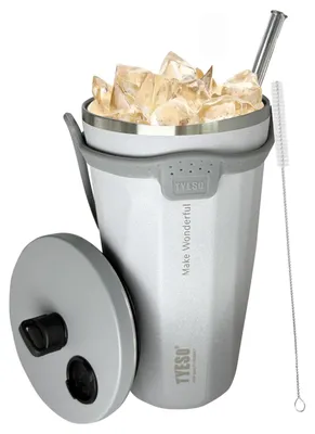 Thermosbecher 600 ml, Edelstahl, auslaufsicher, für Auto & Reisen