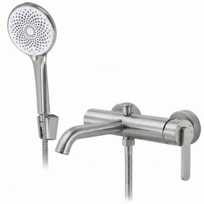 Produktbild von Badewannenarmatur Rea Ontario Side Gebürstetes Nickel