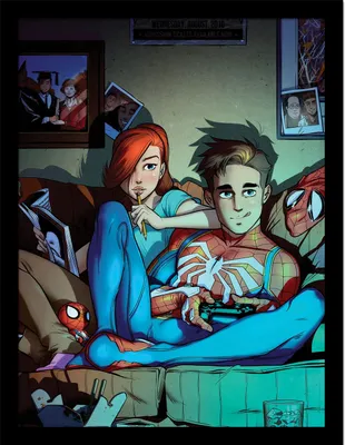Produktbild von Spider-Man - Gerahmtes Poster "Peter & Mary" PM8610 (40 cm x 30 cm) (Bunt)