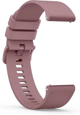Produktbild von Silikon Armband 20 mm für Smartwatches schwarz