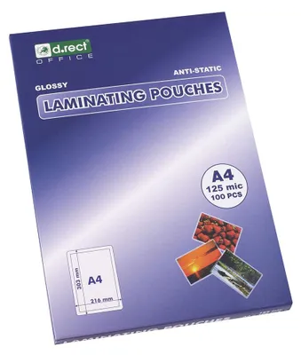 Productafbeelding van Lamineerfolie A4 125 micron - 100 stuks