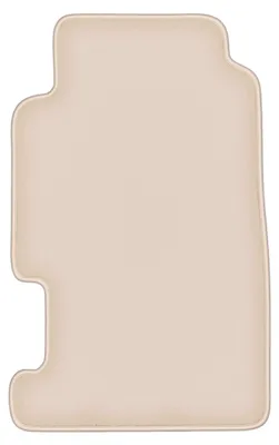 Produktbild von DURBAN Beige Velours-Fahrerfußmatte für Honda Prelude IV Coupé (1991-1996)