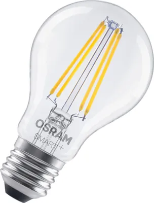 Produktbild von Osram Smart+ LED Lampe Filament dimmbar A60 E27/6W(60W) klar 806 lm 2700 K warmweiß Matter