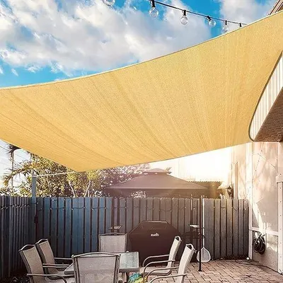 Produktbild von Famanu Sonnensegel rechteckig 2 x 3 m - Sandfarbe