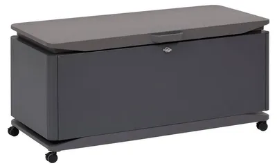 Produktbild von Aufbewahrungsbox 450l alumia graphitgrau aus aluminium  - Hespéride