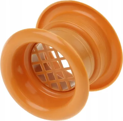 Produktbild von Türlüftungshülsen 35-40 mm (6 Stück) - versch. Farben Dunkel-beige