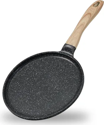 Image de Jeetee Crêpière 24cm avec revêtement antiadhésif en granit - Adaptée à l'induction