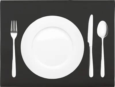 Produktbild von Sovie HORECA Tischset Schwarz aus Linclass® Airlaid 40 x 30 cm, 100 Stück