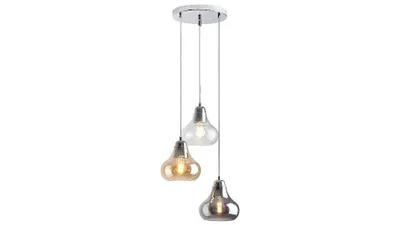 Zdjęcie produktu dla Lampa wisząca E27 3x60W kolor chrom 7977 Jezabel Rabalux