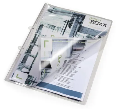 Produktbild von Durable 25 Präsentationshefter Kunststoff transparent DIN A4