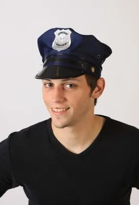 Produktbild von Polizeimütze Mütze Polizist Polizei Kostüm blau USA Navy Cop US Gr. 56 - 60, Größe:58