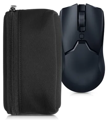 Produktbild von kwmobile Hülle für Universal Gaming Mouse Hülle - Mouse Case - Neopren Tasche - Schutzhülle für PC Maus - Transporttasche Zubehör - Schwarz