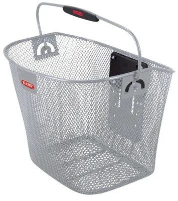 Produktbild von KLICKfix Uni, Vorderseite, Fahrradkorb, Grau, 16 l, 7 kg, 260 mm