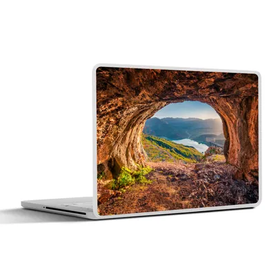 Produktbild von MuchoWow® Laptop Aufkleber Sticker Cover Höhle - Berg - Landschaft - Natur 30x21 cm - Sticker für Laptop - Selbstklebend