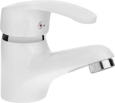 Produktbild von BADLAND Waschtischarmatur Wasserhahn Kleine KAKADU Mischbatterie für Badezimmer in Weiß