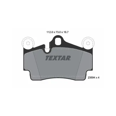 Produktbild von Textar Bremsbeläge hinten für Audi Q7 Porsche Cayenne VW Touareg Brembo