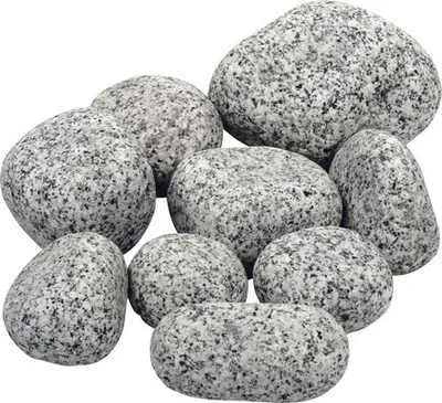 Produktbild von Granitkies 40-100 mm 250 kg anthrazit-weiß
