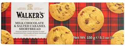 Produktbild von Walker's Milk Chocolate & Salted Caramel Shortbread 150g