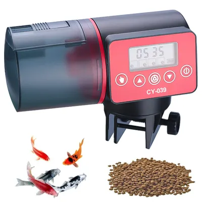 Image de Distributeur automatique de nourriture pour poissons Aquarium, Distributeur automatique de nourriture