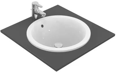 Produktbild von Ideal Standard Einbauwaschtisch CONNECT rund 380 mm weiß