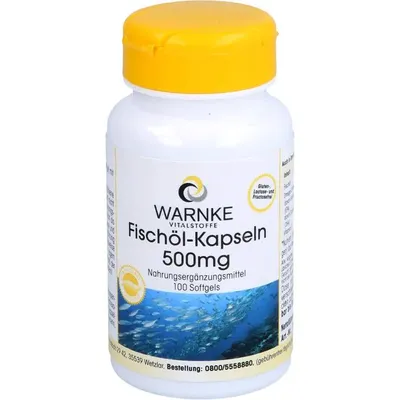 Productafbeelding van Visolie capsules, 500 mg, 100 stuks
