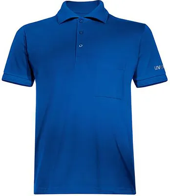 Produktbild von uvex Poloshirt blau, kornblau Gr. XL