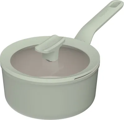 Produktbild von BergHOFF Antihaft Stielkasserolle mit Deckel Balance Sage 18cm