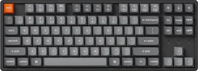 Image de Keychron K8 Max RGB Brown Switch Wireless Keyboard (Black) [K8M-J3].