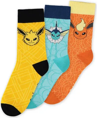Produktbild von Pokémon Socken 3er-Pack Evoli Evolution 35-38