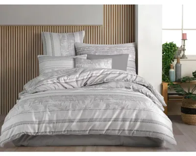 Productafbeelding van Bettenset, katoen, 140x220 cm, 70x90 cm, kleur: grijs (Lionela)