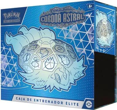 Obrázok produktu pre Pokemon Trading Card Game Scarlet & Violet Astral Crown Elite Trainer Box Trading Card Spanish Blue Blue One Size