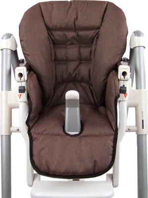 Produktbild von BAMBINIWELT Ersatzbezug, Sitzkissen, Bezug für Peg-Perego-Prima-Pappa-Diner braun meliert