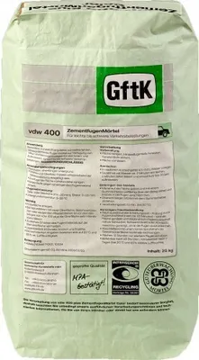 Produktbild von vdw 400 ZementfugenMörtel zementgrau 25 kg