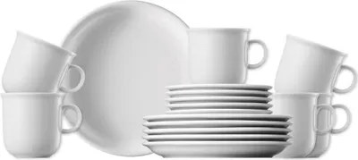 Produktbild von Thomas Trend Weiss Kaffeeset 18/Becher, 11400-800001-28405