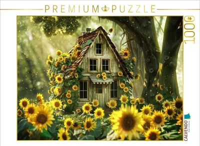 Produktbild von CALVENDO Puzzle Ein Motiv aus dem Kalender "Das kleine Häuschen im Wald" | 1000 Teile Lege-Größe 64x48cm Foto-Puzzle für glückliche Stunden