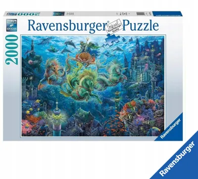 Produktbild von Ravensburger Puzzle 2000 Teile Unterwasser Lernspiel