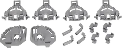 Produktbild von easyPART passend für 00418675 BOSCH Spülmaschine Korbablagen Lagerset Unterkorb Siemens
