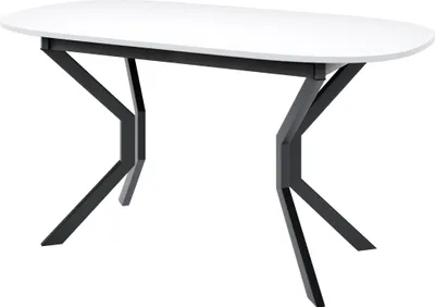 Produktbild von Masseno ESSTISCH VITO M 150 cm - 190 cm / 80 cm x 77 cm Ausziehbar Esszimmertisch, Küchentisch, Ovaler Tisch, Modern Design