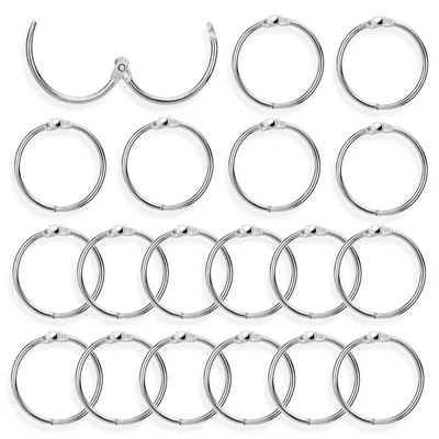 Image de Solidchoice - 20 attaches métalliques pour livres, idéales pour l'organisation
