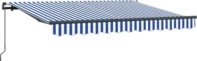 Zdjęcie produktu dla Markiza zwijana Niebieski 250 x 200 cm tkanina
