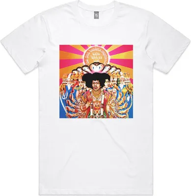 Obrázek produktu pro Jimi Hendrix Axis White XL Tričko