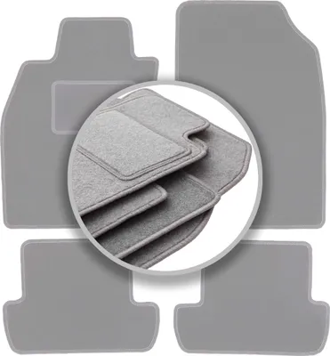 Image de Tapis de sol gris cendré pour : Renault Mégane III berline, coupé, Grand Tourer, break (2008-2015)