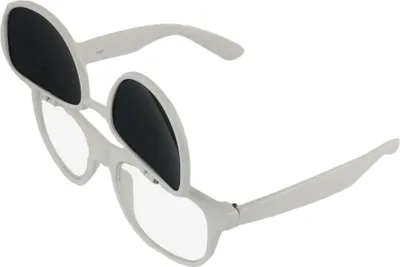 Produktbild von Freak Scene Sonnenbrille mit Klappe - M - weiß