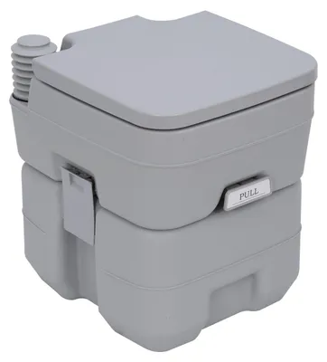 Image de Toilettes portables pour camping – Toilettes pour camping et caravane | Couleur : Gris | Dimensions : 38x38x45 cm