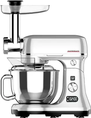 Immagine prodotto di Gastroback Design Advanced Digital - 5 l - acciaio inox - pulsanti - manopola di controllo - miscelazione - agitatore - 1,15 m - acciaio inox