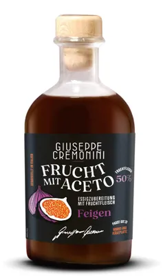 Zdjęcie produktu dla Owoce Cremonini z delikatnym sosem słodko-kwaśnym aceto fig 250ml