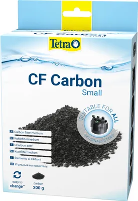 Produktbild von Tetra CF Carbon Small - Kohlefiltermedium für die Tetra Aquarium Außenfilter EX
